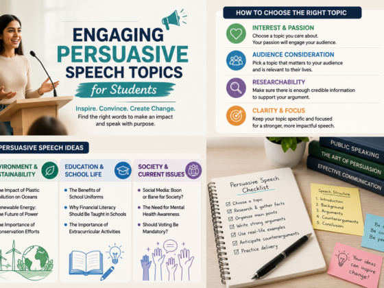 Engaging Persuasive Speech Topics for Students