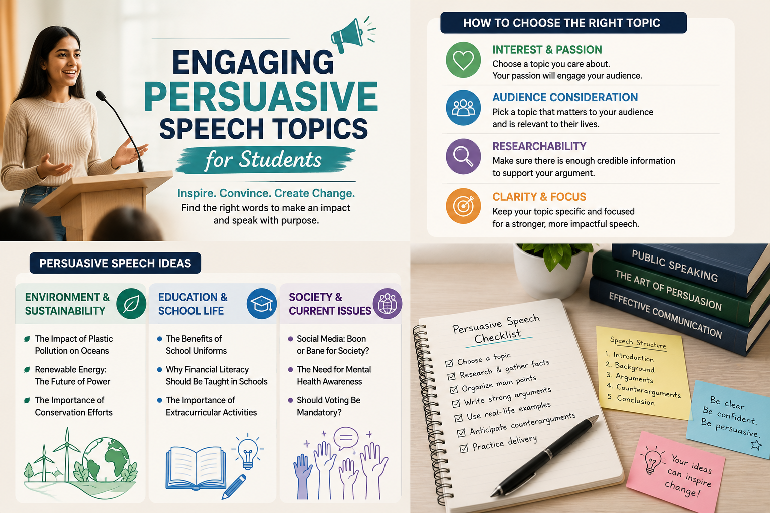 Persuasive speech writing service for students with public speaking, presentation, and academic argument support