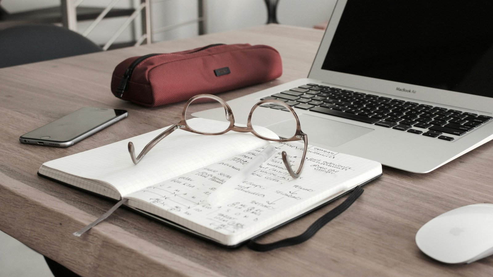 Students studying